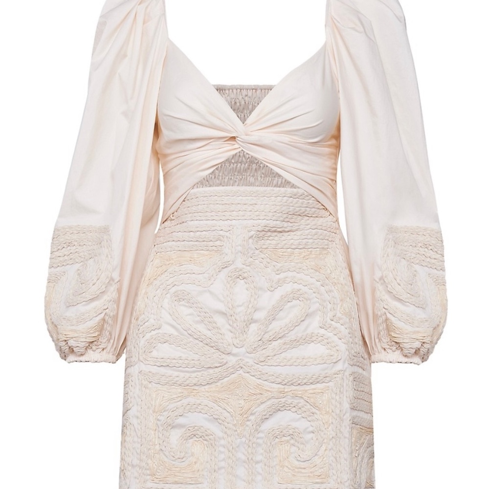 Johanna Ortiz Barú Tropical Mantra Mini-Dress